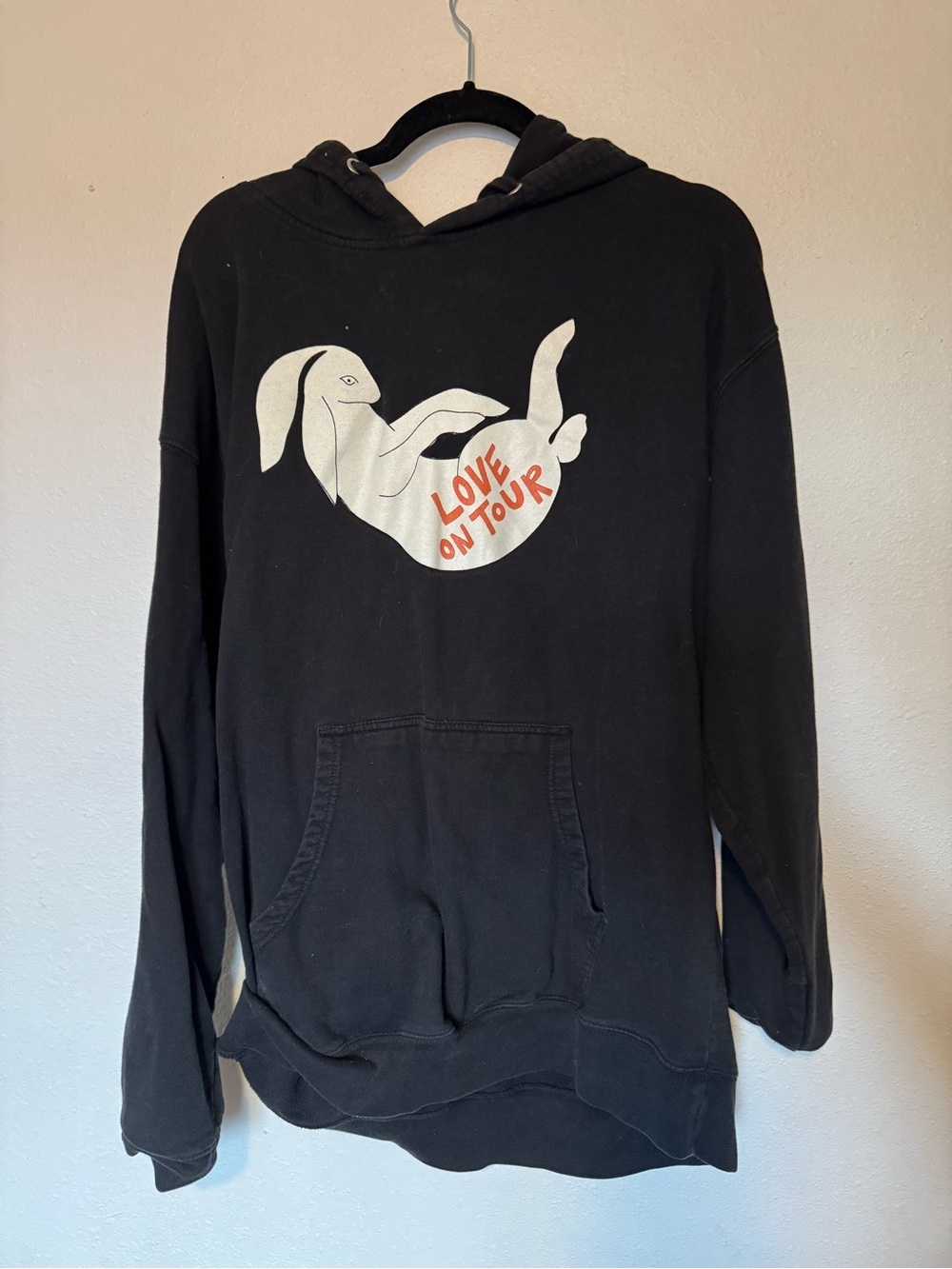 Harry styles Black  'Love On Tour' Graphic Hoodie